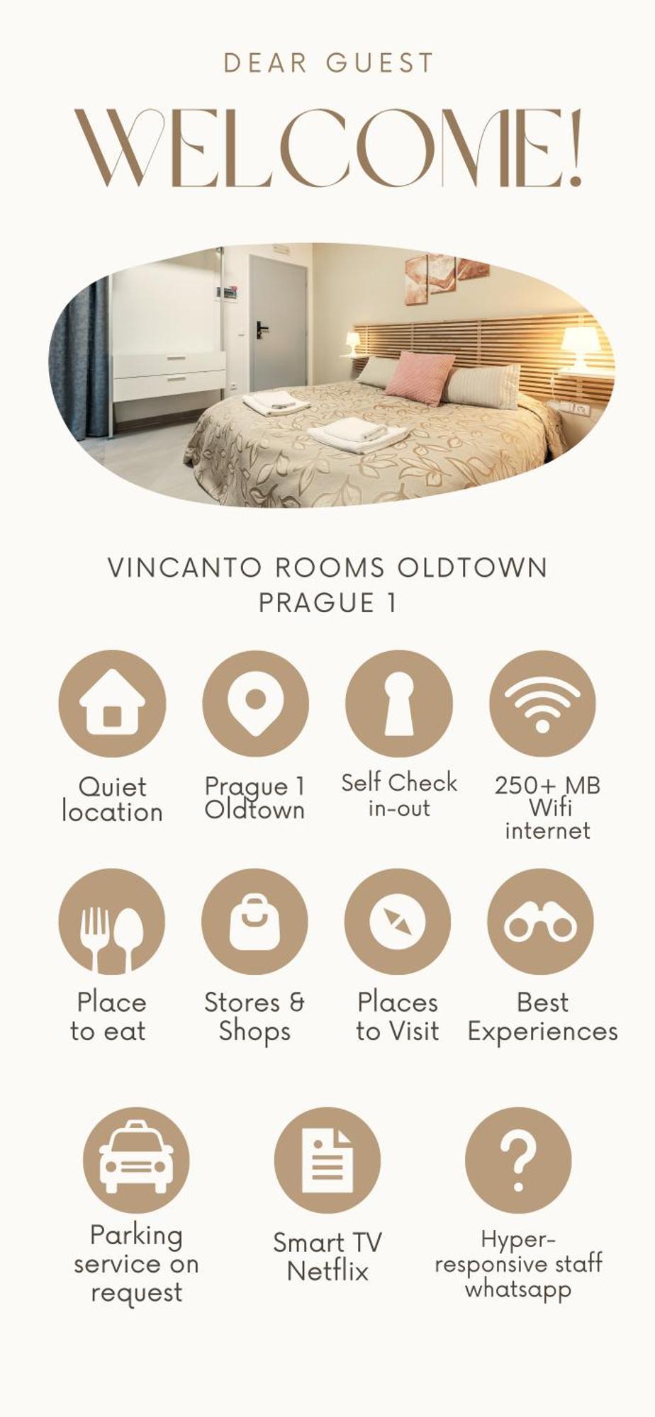 Vincanto Rooms Old Town Praga Esterno foto